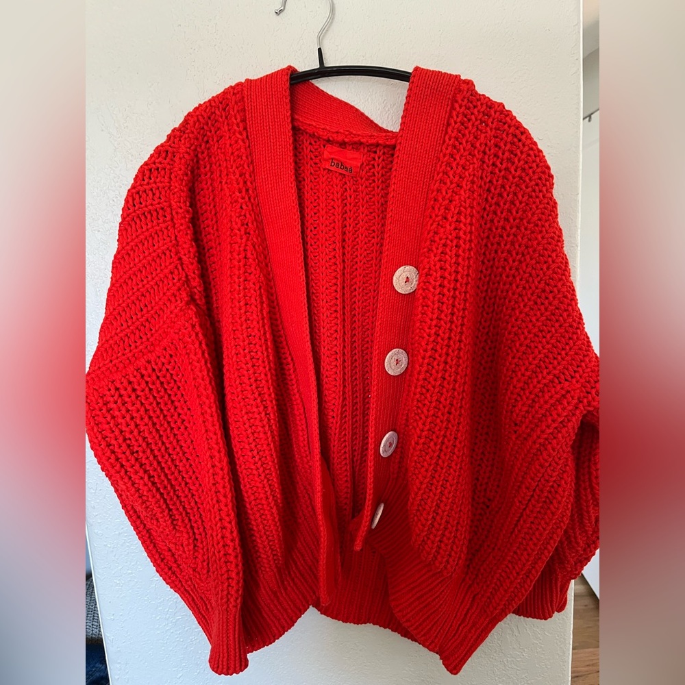 Babaa Cardigan Summer Flame